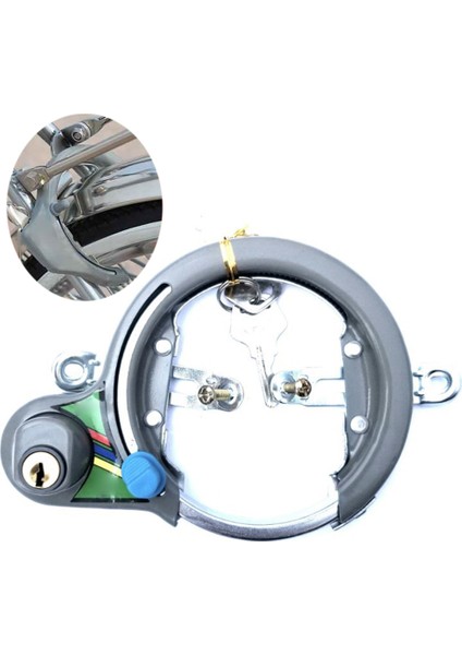 Siyah Stil Yüksek Yoğunluk Aksesuarları At Nalı Şekilli Anti Hırsızlık Pratik Evrensel Binicilik Demir Dayanıklı Güvenlik Bisiklet Kilidi 2 Anahtar (Yurt Dışından) fırsatları