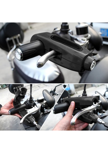Yeşil Stil Bisiklet Güvenlik Kilit Universal Motosiklet Fren Gaz Kavrama Scooter Direksiyon Anti Hırsızlık Kilidi 2 Anahtarlı Bisiklet Güvenlik Kilidi (Yurt Dışından) modelleri