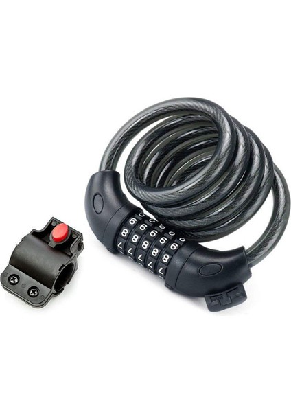 Yeşil Stil Dağ Bisikleti Bisiklet Kilidi Paslanmaz Çelik Şifreli Sabit Taşınabilir Hırsızlık Önleyici Scooter Elektrikli E-Bisiklet Bisiklet Zincir Kilidi (Yurt Dışından) fırsatları