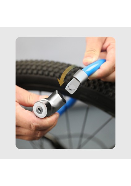 Mavi Yükseltme Stili Zinc Alaşımlı Pvc Kablo Halka Evrensel Koruyucu Bisiklet Kilidi Bisiklet Aksesuarları Bisiklet Kilidi 2 Anahtar Ile - Jc (Yurt Dışından) indirimleri