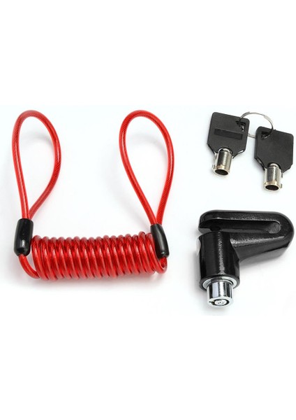 Bir Stil Xiaomi M365 Elektrikli Scooter Kaykay Tekerlekleri Kilidi Disk Frenli Hırsızlık Önleyici Disk Fren Kilidi Çelik Tel Ile (Yurt Dışından)