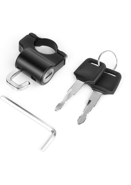 No.2 Tarzı Evrensel Bisiklet Hırsızlık Kask Güvenlik Kilidi Kırmızı Hatırlatıcı Ipi Seti Motosiklet Direksiyon Kilit Dağ Bisikleti Kilitleri (Yurt Dışından)