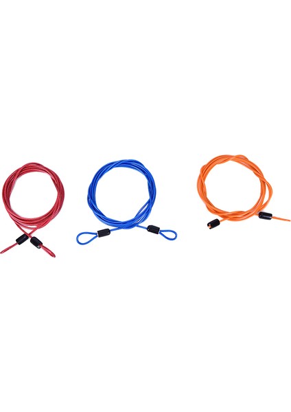 Kırmızı Stil Bisiklet, Bisiklet Motorları Için Güçlü Örgülü Çelik Çift Döngülü Kablo Hırsızlık Önleyici Zincir Kilidi (Yurt Dışından) indirimleri