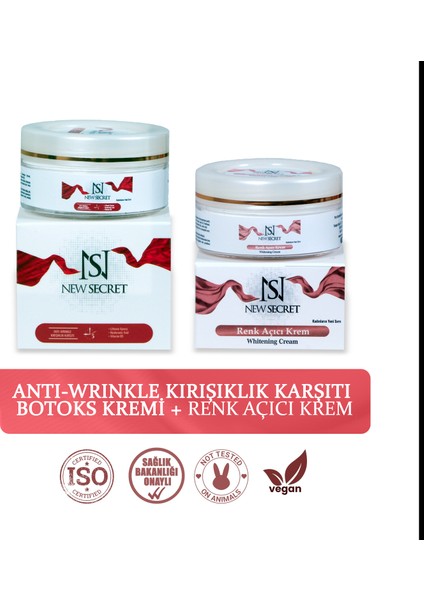 Antı Wrınkle Cream Botoks Etkili Krem