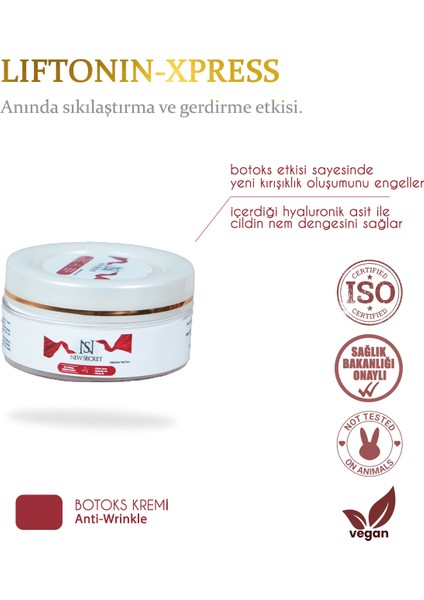 Antı Wrınkle Cream Botoks Etkili Krem