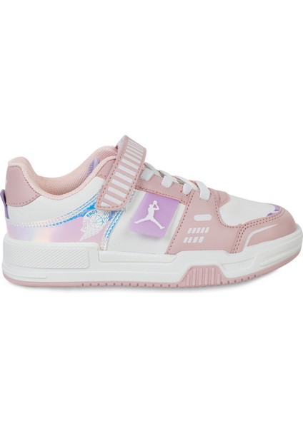 Kız Çocuk Spor Ayakkabı 31-35 Numara Pudra
