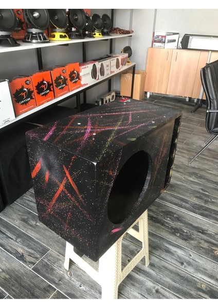 30CM Spl L Portlu Mdf Bass Kabini Boyalı