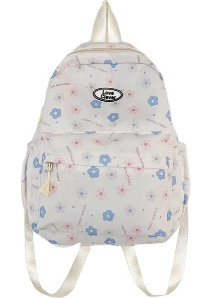 Küçük Taze Okul Çantası Sevimli Çiçek Sırt Çantası Ins Kız Japon Sevimli Küçük Çiçek Öğrenci Sırt Çantası (Yurt Dışından)
