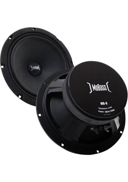Mb-8 20 cm Yuvarlak Midrange Efsane Serii Mobas