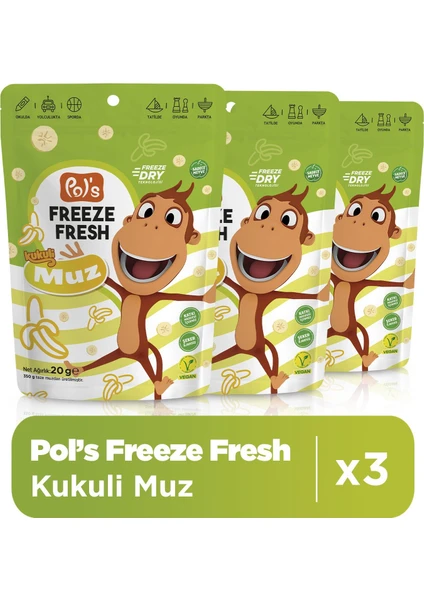 Freeze Fresh Kukuli Muz 20 G