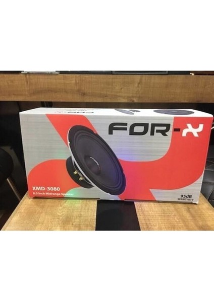 Xmd 3080 Beyaz Kasa 20 cm 300WATT 150RMS Midrange Hoparlör 2 Adet 2023 Model