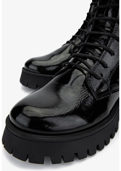 Kadın . Siyah Rugan Casual Bot 1059 8215 Bn Bot SK24-25 Sıyah Krsk Rgn modelleri