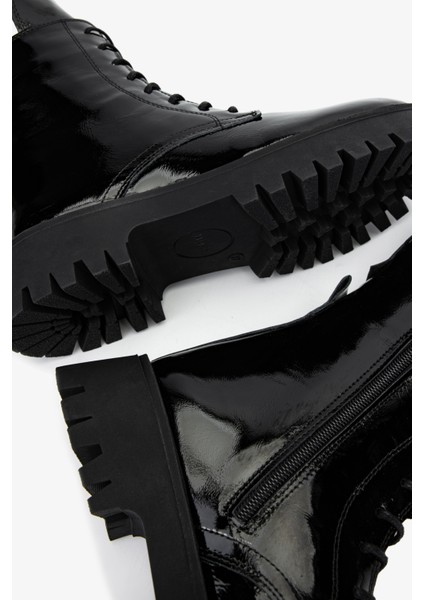 Kadın . Siyah Rugan Casual Bot 1059 8215 Bn Bot SK24-25 Sıyah Krsk Rgn indirimleri