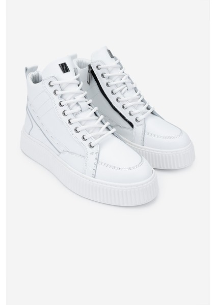 Erkek Deri Beyaz Casual Bot 352 21589 Erk Bot SK24-25 Beyaz Nappa fiyatları