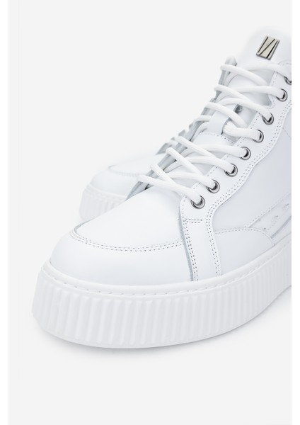 Erkek Deri Beyaz Casual Bot 352 21589 Erk Bot SK24-25 Beyaz Nappa modelleri