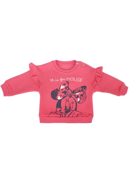 Kız Bebek Koyu Pembe Mikili Leopar Desenli 2'li Polar Takım fiyatları