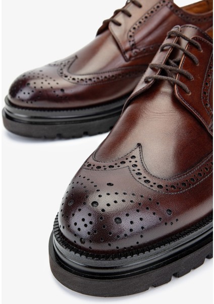 Erkek Deri Kahverengi Klasik Ayakkabı 537 3495 Erk Ayk SK24-25 Kahve Dr modelleri