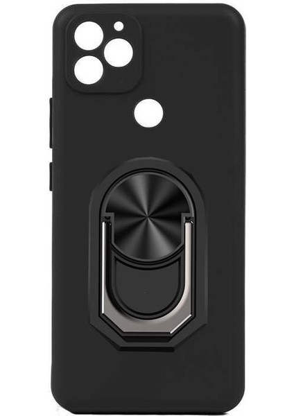 General Mobile Gm 22 Plus Kılıf Yüzüklü Kickstand Tpu Silikon