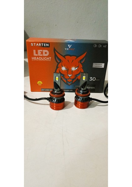 YENİLZD Starten H11 Slim LED Xenon 12000 Lümen VRPRO Profesyonel LED GÜÇLÜ AYDINLATMA
