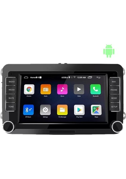 Volkswagen Android Multimedya 2/32GB Jetta Passat Cady Golf Seat Carplayli Kamera Hediye