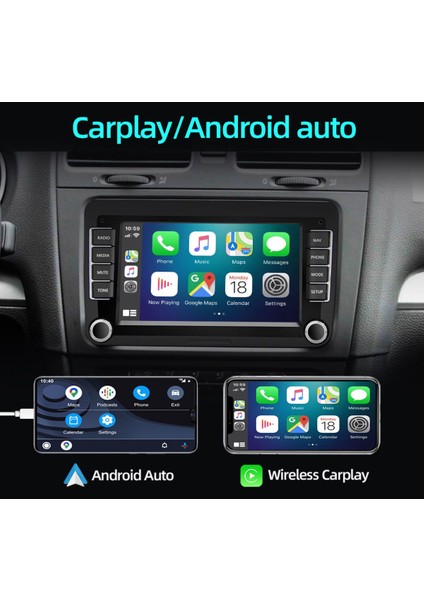 Volkswagen Android Multimedya 2/32GB Jetta Passat Cady Golf Seat Carplayli Kamera Hediye modelleri