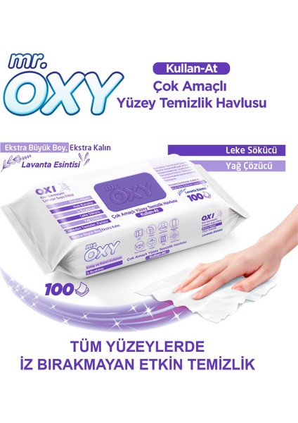 Kullan-At Lavanta Kokulu Yüzey Temizlik Havlusu 4X100 Yaprak fırsatları