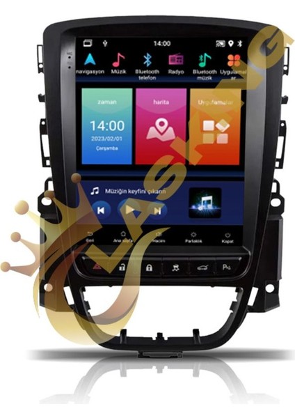 Opel Astra J Kasa Android Multimedia Tesla Ekran 4 GB Ram 64 GB Hafıza Carplay & Android Auto fırsatları