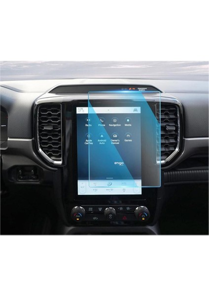 Ford Ranger 12 Inç Ekran Koruyucu Multimedya Şeffaf