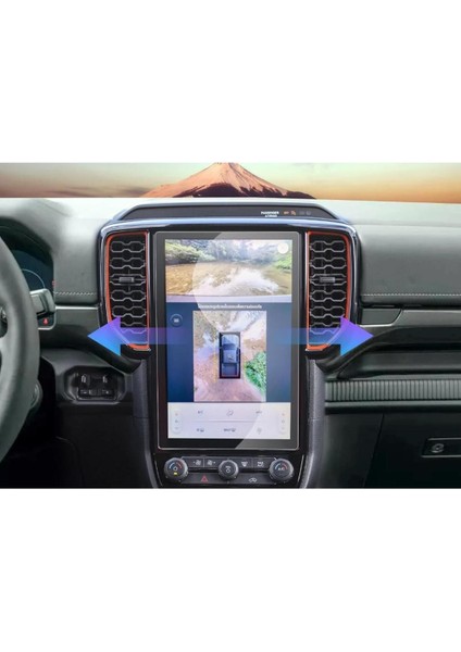 Ford Ranger 12 Inç Ekran Koruyucu Multimedya Şeffaf fırsatları