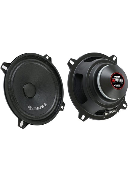 RS-M5NX 13 cm Neodyum Özel Mıknatıs Oto Midrange Hoparlör Çifti 480WAT-160W Rms Aksar modelleri
