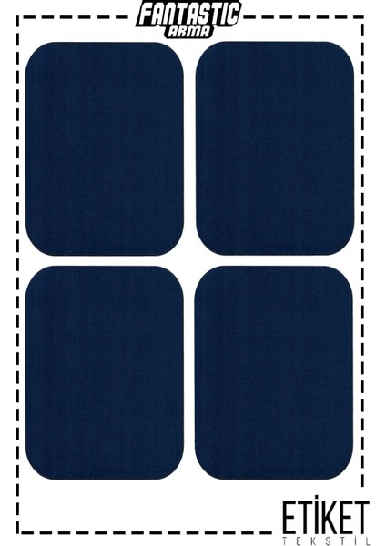 4'lü Paket (Lacivert) Ütü Ile Yapışan Dokuma Arma Patch Giysi & Kıyafetler Için Yama Kolay Uygulama fiyatları