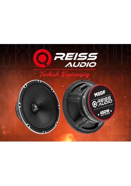 M8DF 20CM Özel Seri Midrange 450WAT 200RMS 2024 Iki Adet