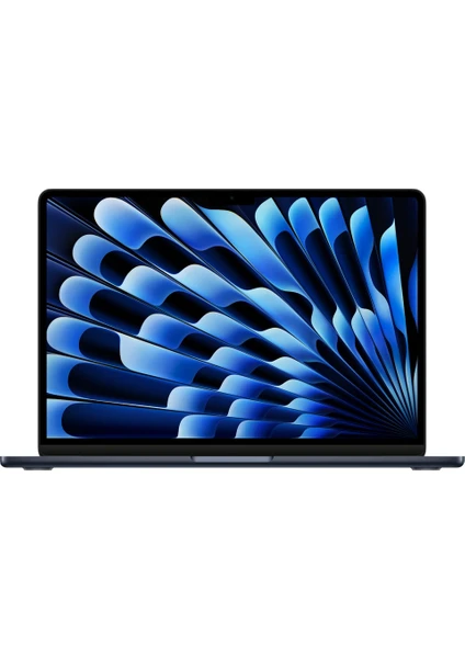 MacBook Air M3 16GB 256GB SSD macOS 13" Taşınabilir Bilgisayar Gece Yarısı MC8K4TU/A