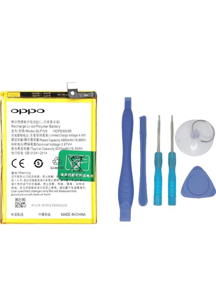 Oppo Realme C11 2021 -Blp729 Batarya Pil Sıfır Orijinal + TAMİR SETİ