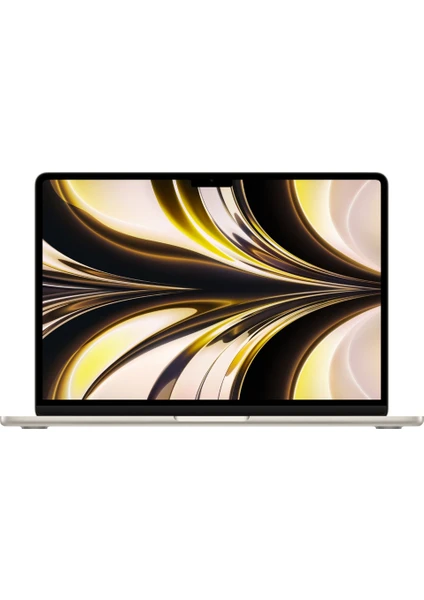 MacBook Air M2 16GB 256GB SSD macOS 13" Taşınabilir Bilgisayar Yıldız Işığı MC7W4TU/A