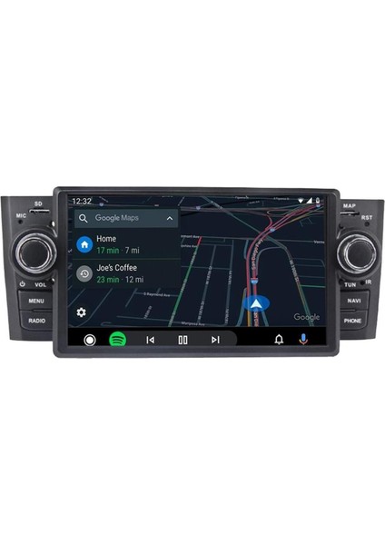 Fiat Punto Android Multimedya Carplay 2gb Ram + 32GB HDD 2007-2017 Navigasyon Ekran modelleri