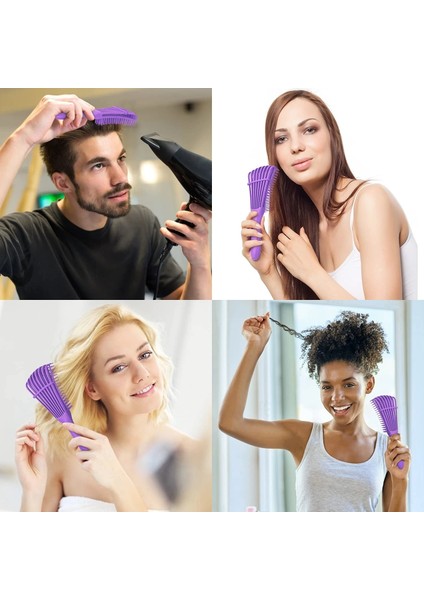 Gül Kırmızı Kadın Saç Derisi Masaj Tarak Karışık Saç Tarak Ahtapot Masaj Tarak Anti-Statik Islak Kıvırcık Saç Fırçaları Salon Kuaförlük Araçları (Yurt Dışından) indirimleri