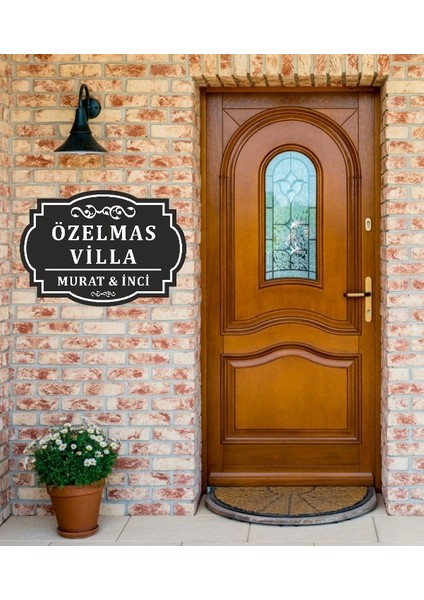 Apartman Isimliği - Apartman - Villa - Site Tabelası Alümünyum Kompozit 35X50CM
