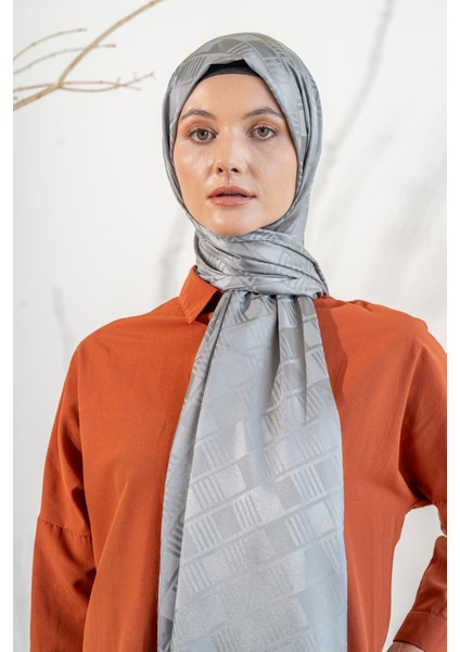 Kadın Küp Desenli Jakarlı Şal fiyatları