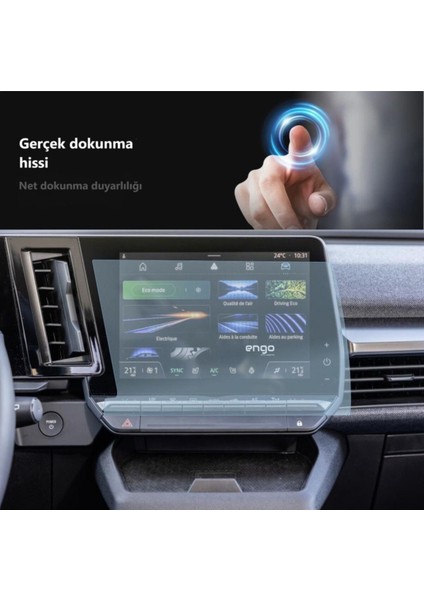 Renault Austral Multimedya Ekran Koruyucu Şeffaf Nano 9 Inç modelleri