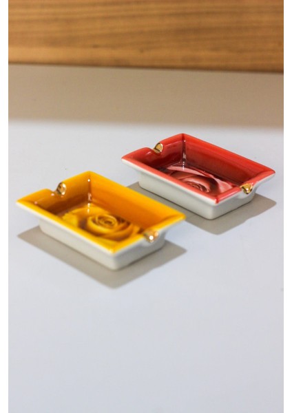 Lucky Art Bone Porselen 2'li Küllük 6X8CM 1045