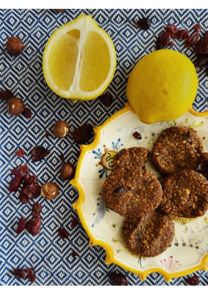 2 Adet Glutensiz Fındıklı ve Limonlu Kurabiye
