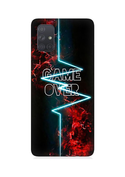 Samsung Galaxy A51 Uyumlu Oyun Bitti Desenli Silikon Kılıf