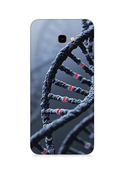 Samsung Galaxy J4 Plus Uyumlu Dna Sarmalı Desenli Silikon Kılıf