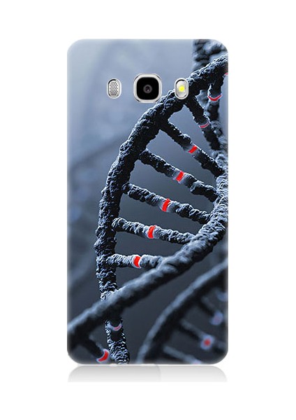 Samsung Galaxy J5 2016 Uyumlu Dna Sarmalı Desenli Silikon Kılıf