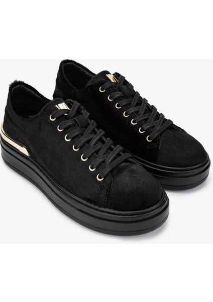 Kadın Deri Siyah Sneakers & Spor Ayakkabı 352 938-1 Bn Ayk SK24-25 Sıyah