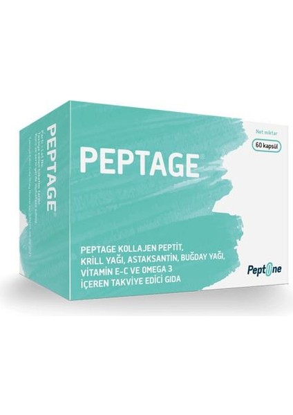 Peptage Takviye Edici Gıda 60 Kapsül