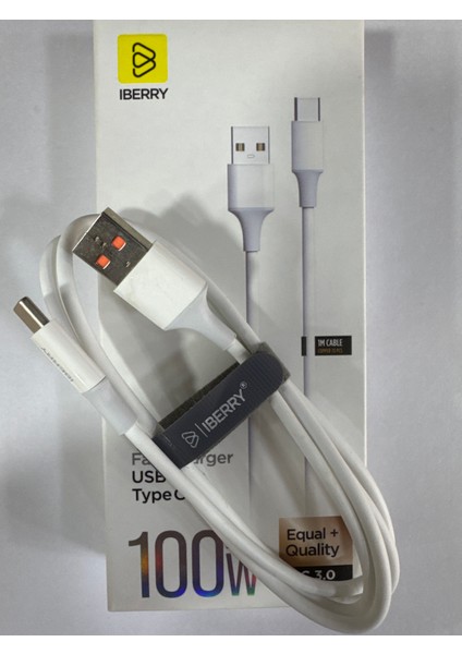 Usb-A To Tyype-C 100W Şarj ve Data Kablosu