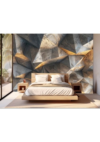 3D Temalı Renkli Duvar Kağıdı Yırtılmaz ve Suya Dayanıklı 280 cm x 250 cm fiyatları