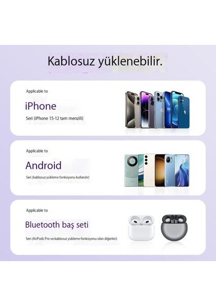 Cep Telefonu Standı Masaüstü Kablosuz Şarj Manyetik Stand Tablet Desteği (Yurt Dışından)